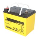 AGM Bleiakku 12V 36Ah zyklenfest High Cycle – F-M6 Schraubanschluss, 195×130×168mm (SUN Battery)