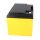 AGM Bleiakku 12V 50Ah zyklenfest High Cycle – F-M6 Schraubanschluss, 197,5×165,5×170mm (SUN Battery)