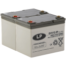 2x Landport LP EVX12039 12V 39Ah AGM-GEL Batterie