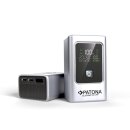 PATONA Platinum Powerbank PD35W – 10.000mAh Schnellladegerät mit USB-C & Display