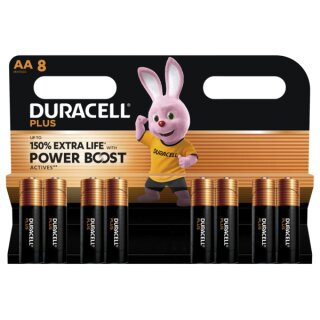Duracell Plus AA Batterien – Lange Lebensdauer für Alltagsgeräte
