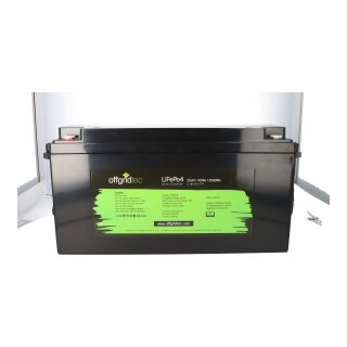 Offgridtec LiFePO4 Akku 25,6V 100Ah mit BMS mit 0% MwSt nach §12 Abs. 3 UstG