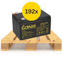 192x (1 Palette) Kung Long VdS WP12-12 12V 12Ah AGM Blei...