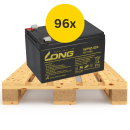 96x (1/2 Palette) Kung Long VdS WP12-12 12V 12Ah AGM Blei...