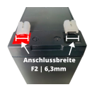 420x Kung Long WP7,2-12A F2 AGM Akku 12V 7,2Ah – Faston 6,3 mm – 1 Palette