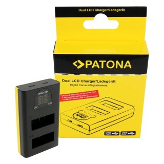 PATONA Dual Ladegerät für Insta360 X4 – inkl. USB-C Kabel