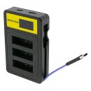 PATONA Triple USB Ladegerät für Canon NB-13L...