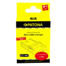 PATONA Slim USB Ladegerät USB-C für Olympus, Nikon, Pentax