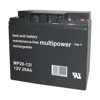Multipower MP20-12I AGM Blei-Akku mit M5 Innengewinde Anschluss