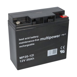 Multipower MP20-12I AGM Blei-Akku mit M5 Innengewinde Anschluss