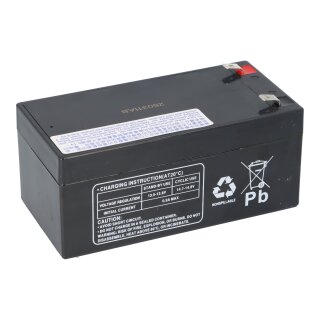 Multipower MPC3-12 AGM Zyklenfester Blei-Akku mit Faston 6,3 mm