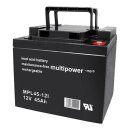 Multipower MPL45-12I AGM Longlife Blei-Akku mit M6...