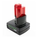 PATONA Premium Akku für Milwaukee M12 RedLithium 12V
