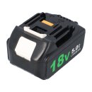 PATONA Premium Akku für Makita BL1850 LED 18V 5.0Ah Ersatzakku Li-Ion für LXT-Serie – 000 mAh