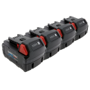 4er-Set PATONA Platinum 18V Akku für Milwaukee M18...
