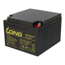 B-Ware Kung Long WP26-12 12V 26Ah AGM Bleiakku M5 VdS
