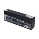 B-Ware Q-Batteries 12LS-2.1 12V 2,1Ah Blei-Vlies Akku / AGM VRLA VRLA mit VdS