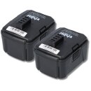 2er-Set 12V Ersatzakkus 3000mAh für Ryobi Akkuschrauber