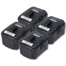 4er-Set 12V Ersatzakkus 3000mAh für Ryobi Akkuschrauber
