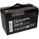 Q-Batteries 12LC-100 12 V 107 Ah AGM Deep-Cycle-Akku