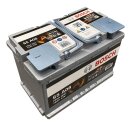 Bosch S5 A08 Autobatterie AGM 12V 70Ah 760A Seitenansicht