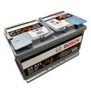 Bosch S5 A11 Autobatterie AGM 12V 80Ah 800A Vorderansicht