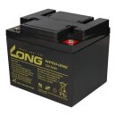 Replacement battery for Meyra Ortopedia 2x Kung Long 12v 50Ah lead-acid battery cycle-proof agm vrla
