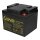 Replacement battery Ortopedia Compact 920 Relax 2x Kung Long 12v 50Ah lead-acid battery Cycle-proof agm vrla