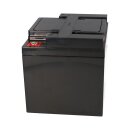 Akku-Satz 24V 50Ah mit 2x Kung Long WP50-12NE für Meyra Ortopedia Shopper 3/4