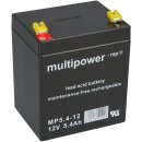 Blei Akku Multipower MP5.4-12 Rasenmäher Sabo 43 52...