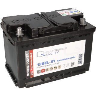 Q-Batteries 12SEM-60 12V 60Ah Semitraktionsbatterie