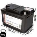 Q-Batteries 12GEL-51 12 V 52 Ah (C5) / 60 Ah (C20) Gel-Traktionsbatterie