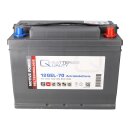 Q-Batteries 12GEL-70 12 V 70 Ah (C5) / 75 Ah (C20) Gel-Traktionsbatterie