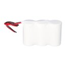 Notleuchtenakku 3,6V 4,5Ah NiCd Reihe – 20 cm Kabel