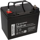 Q-Batteries 12LCP-36 12 V 36 Ah AGM Deep-Cycle-Akku