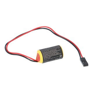 CR1/2AA 3V Lithium Batterie mit 2‑poligem Dupont‑Stecker 2,54 mm