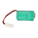 Varta Lithium 3V Batterie CR1/2AA mit AMP-BUCHSE-928205-2P Siemens 575332TA