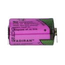 Tadiran Lithium 3,6V Batterie SL 350/PT 1/2AA - Zelle, Print 1/2 +/- -