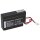 Q-Batteries 12LS-0.8 12V 0,8Ah AGM Blei-Vlies Akku mit AMP-Stecker