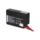 Q-Batteries 12ls-0.8 12v 0.8Ah lead-fleece battery / agm with jst connector