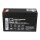 Q-Batteries 6LS-12 6 V 12 Ah AGM Bleiakku VdS G112001
