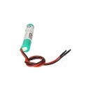 Notleuchtenakku 3,6V 750mAh NiMH 2/3 AA – 30 cm Kabel – passend für NIMH3606S