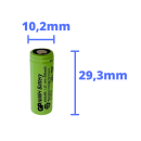 GP Battery 2/3 aaa 1.2v / 400mAh GP40aaaM