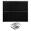 Balkon - Solarmodulset 12V 2x 200W mit dünnem Alu-Rahmen und Metall-Kabelbinder 0% MwSt nach §12 Abs. 3 UstG