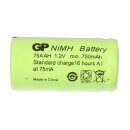 10x GP GP 75AAH Battery 2/3aa Mignon NiMH Battery 1.2v 750mAh