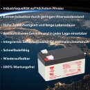 Yuasa NP1.2-12 AGM-Bleiakku 12V 1,2Ah VdS – Faston F1 4,8 mm