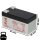 Yuasa NP1.2-12 AGM-Bleiakku 12V 1,2Ah VdS – Faston F1 4,8 mm
