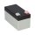 Yuasa NP1.2-12 AGM-Bleiakku 12V 1,2Ah VdS – Faston F1 4,8 mm