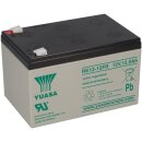 Yuasa Blei-Akku RE12-12FR Pb 12V / 12Ah 6-9 Jahresbatterie, Faston 6,3
