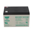 Yuasa RE12-12FR AGM-Bleiakku Standby & zyklisch 12V 12Ah flammhemmend – Faston F2 6,3 mm